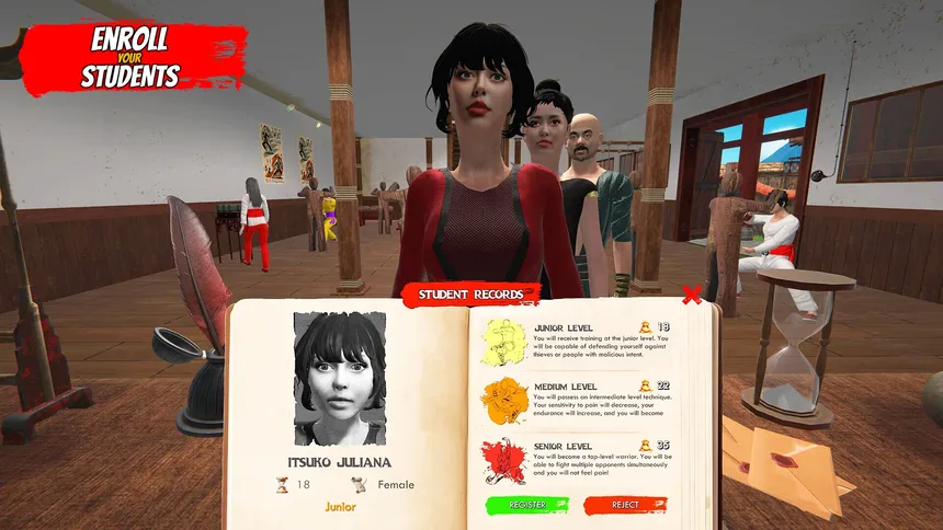 Скриншот 3 к игре Fight School Simulator