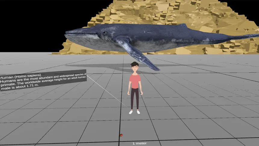 Скриншот 1 к игре Universe Size Comparison VR