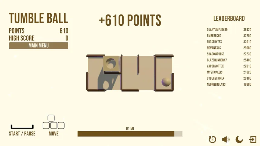 Скриншот 2 к игре Tumble Ball
