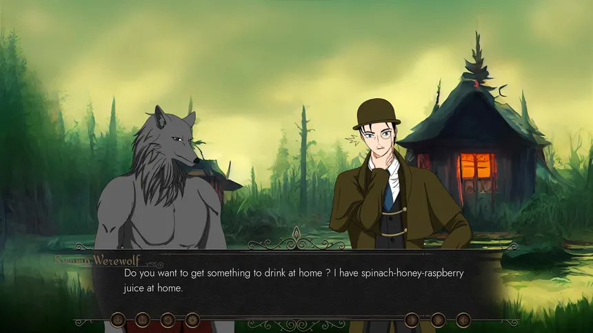 Скриншот 2 к игре Hotel Perkkow and the Two Vegetarian Werewolves