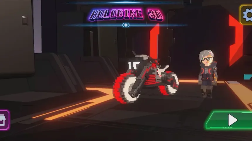 Скриншот 4 к игре Holo Bike 3D