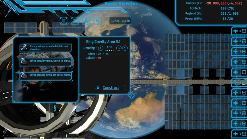 Скриншот 3 к игре Space Elevator Project
