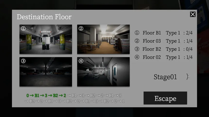 Скриншот 8 к игре 0th floor. - The cursed elevator to floor zero -