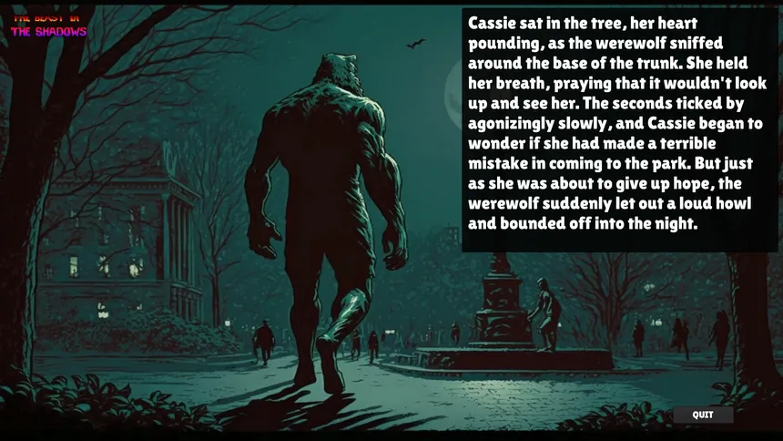 Скриншот 3 к игре The Beast in the Shadows