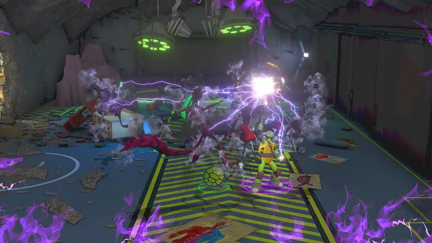 Скриншот 1 к игре Teenage Mutant Ninja Turtles Arcade: Wrath of the Mutants
