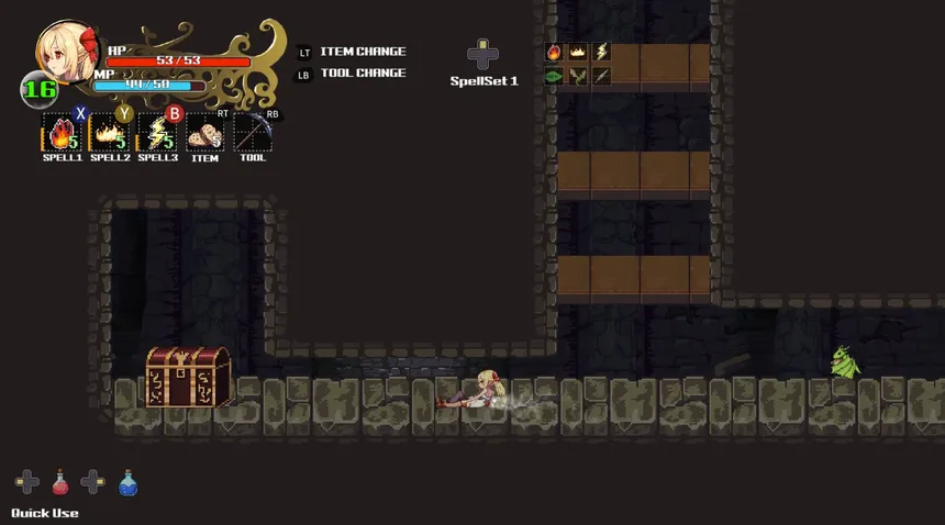 Скриншот 7 к игре Witchroid Vania: A Magical Girl’s Fantastical Adventures