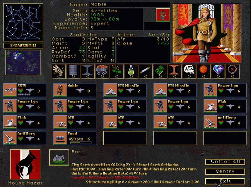 Скриншот 3 к игре Emperor of the Fading Suns Enhanced