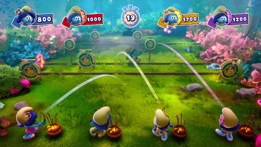 Скриншот 1 к игре The Smurfs - Village Party