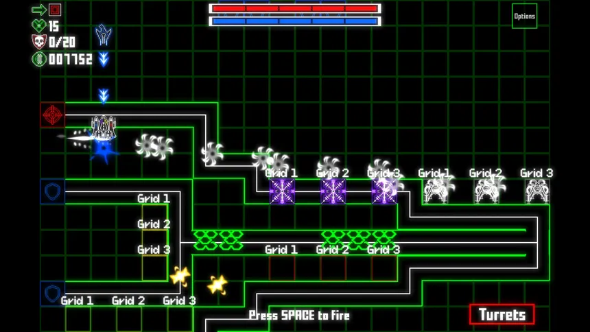 Скриншот 1 к игре Chromatrix - Tower Defense
