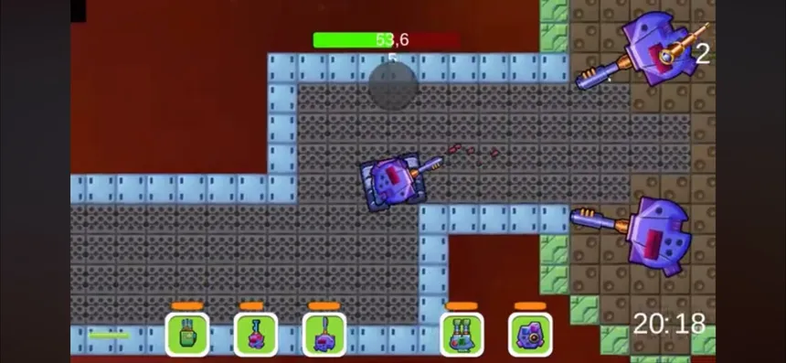 Скриншот 1 к игре Cosmic Tankinator