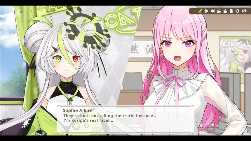 Скриншот 1 к игре The Real Face of a VTuber