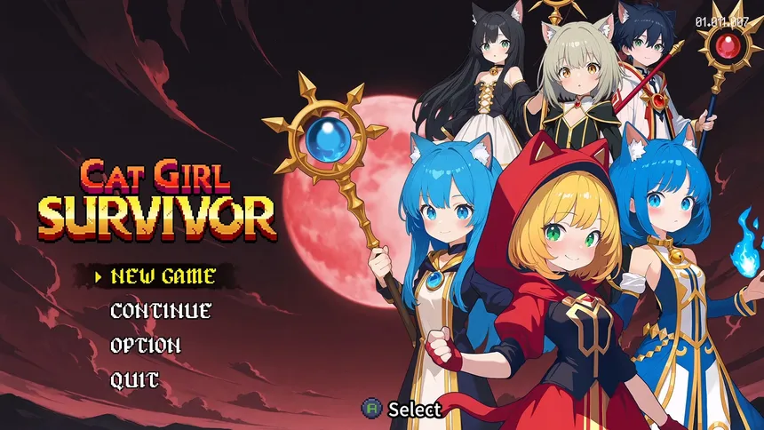Скриншот 1 к игре Cat Girl Survivor