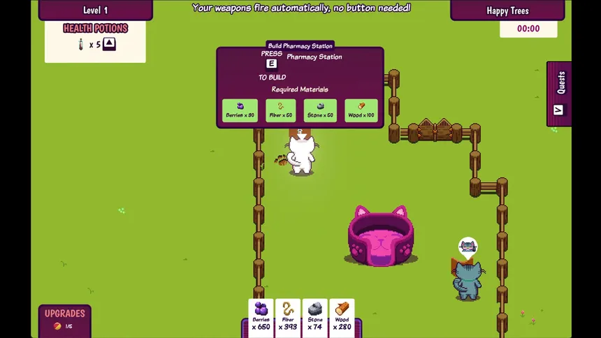 Скриншот 4 к игре Cats vs Aliens