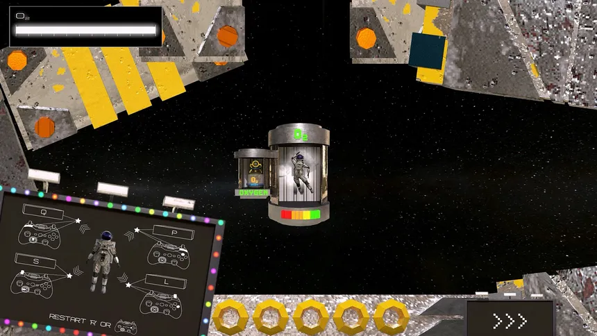 Скриншот 1 к игре Black hole Escape