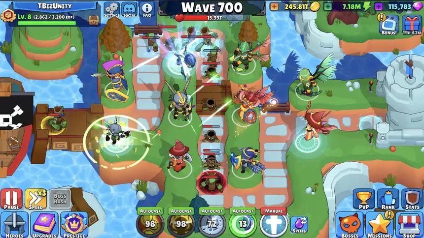 Скриншот 1 к игре Idle Hero TD - Tower Defense RPG