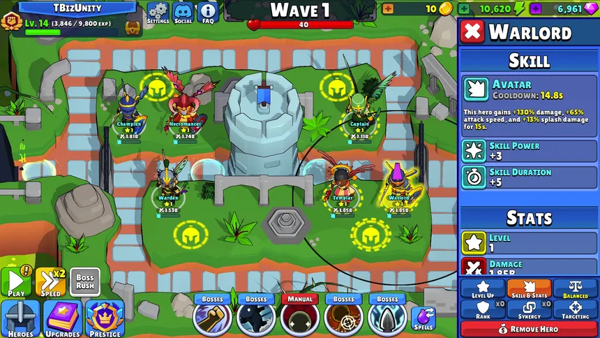 Скриншот 6 к игре Idle Hero TD - Tower Defense RPG