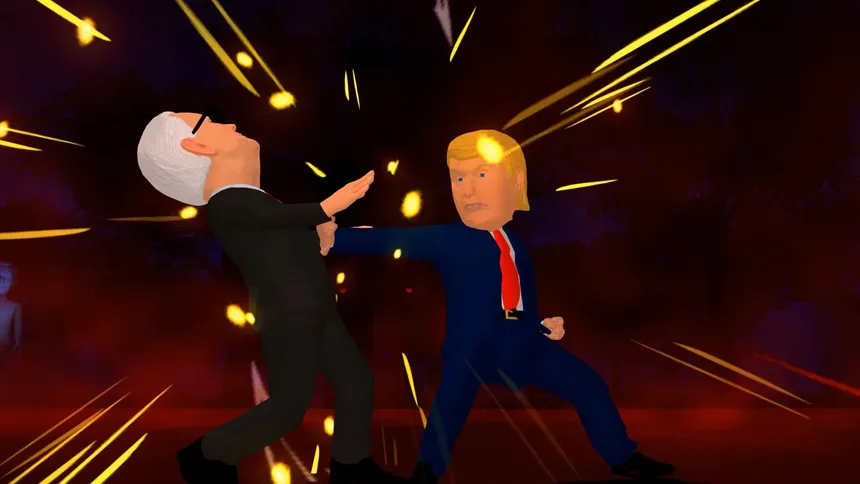 Скриншот 1 к игре Political Punchers Parody Arena