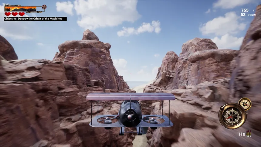 Скриншот 1 к игре Mirage: A Biplane Adventure