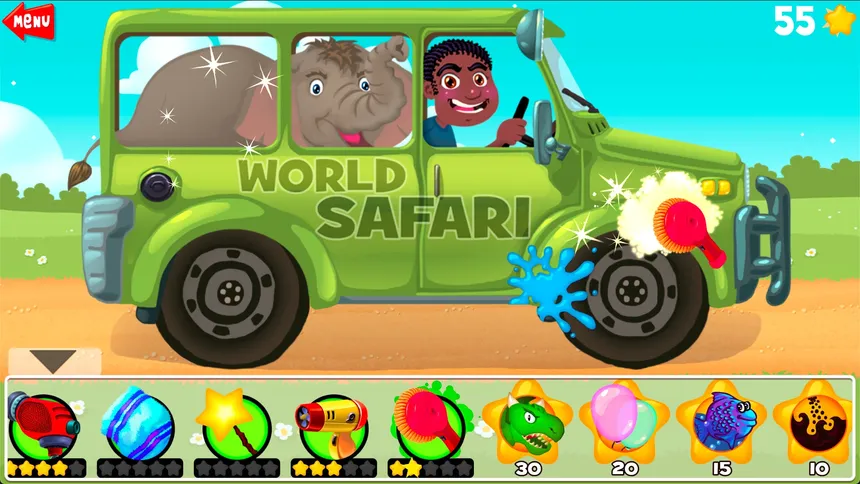 Скриншот 1 к игре Car Wash Game for Kids and Toddlers