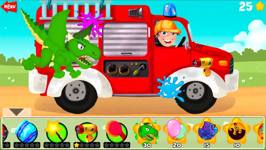 Скриншот 2 к игре Car Wash Game for Kids and Toddlers