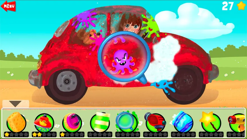 Скриншот 4 к игре Car Wash Game for Kids and Toddlers