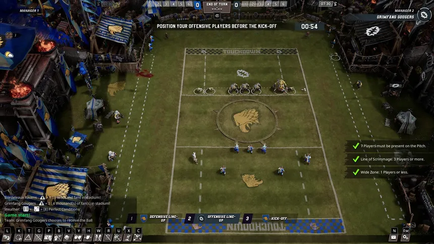 Скриншот 2 к игре Warhammer Blood Bowl - The Official Video Game