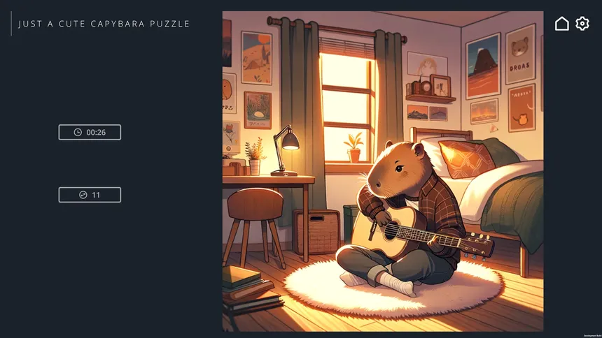 Скриншот 1 к игре Just a Cute Capybara Puzzle