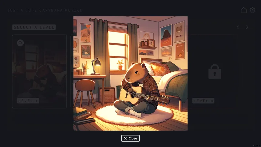 Скриншот 8 к игре Just a Cute Capybara Puzzle