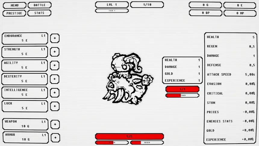 Скриншот 1 к игре Idle Battle RPG