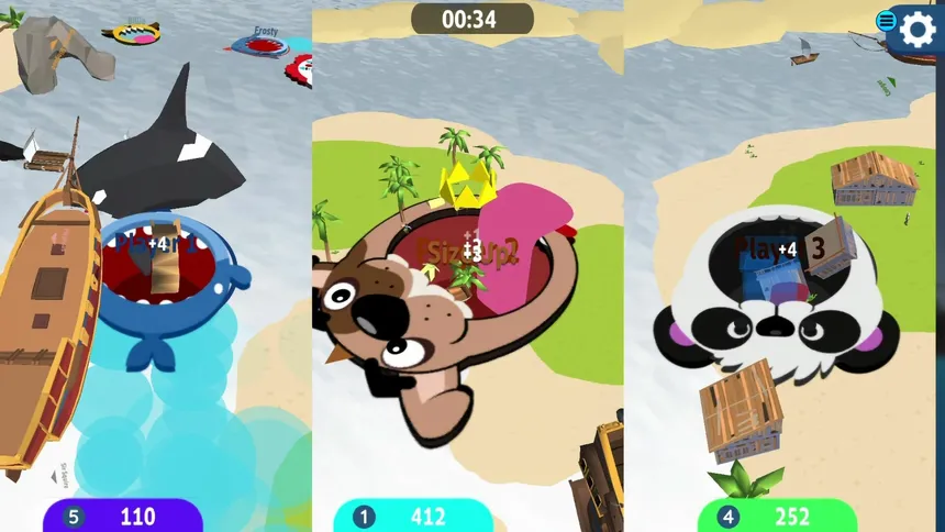 Скриншот 3 к игре Hole io