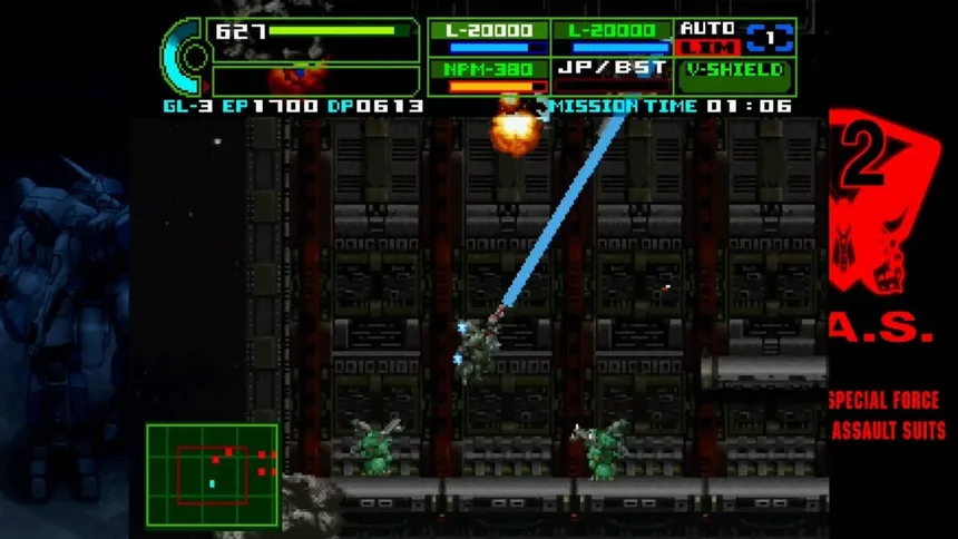 Скриншот 4 к игре Assault Suit Leynos 2 Saturn Tribute