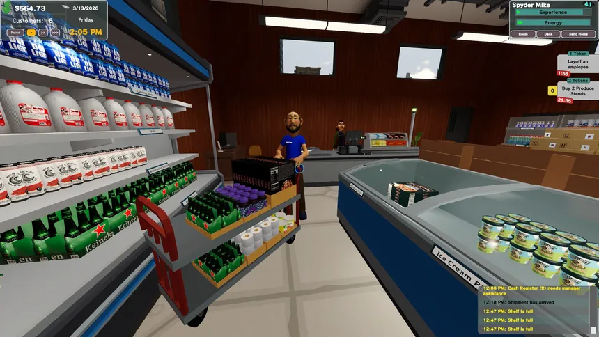 Скриншот 3 к игре Grocery Store Tycoon