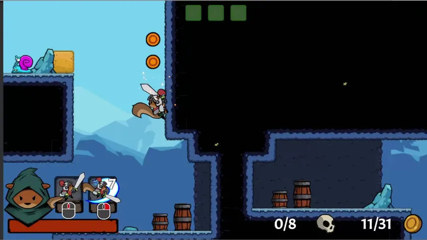 Скриншот 1 к игре Squirrel Knight