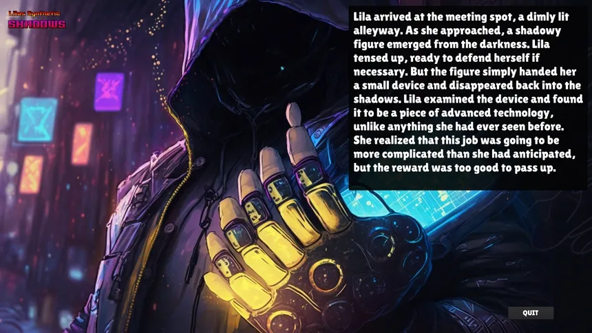 Скриншот 2 к игре Lila's Synthetic Shadows