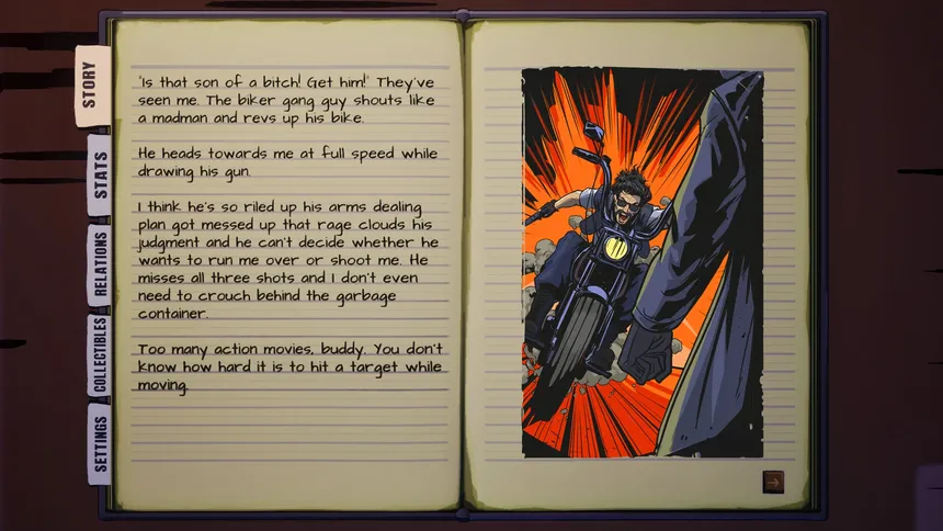 Скриншот 2 к игре The Vigilante Diaries