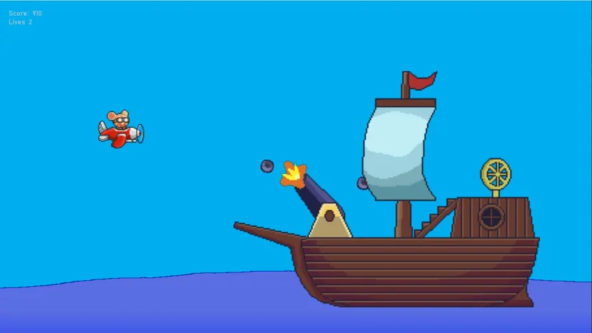 Скриншот 3 к игре The Adventures of Emoji 4: Fly High Mouse Remastered