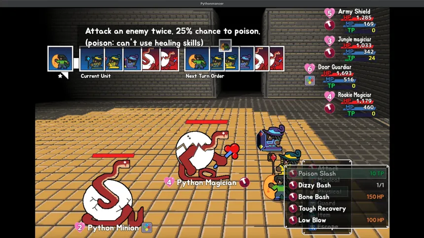 Скриншот 5 к игре Pythonmancer