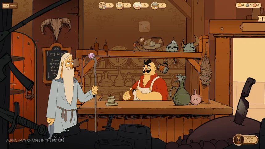 Скриншот 1 к игре Tavern Ventures: Guilds & Tales