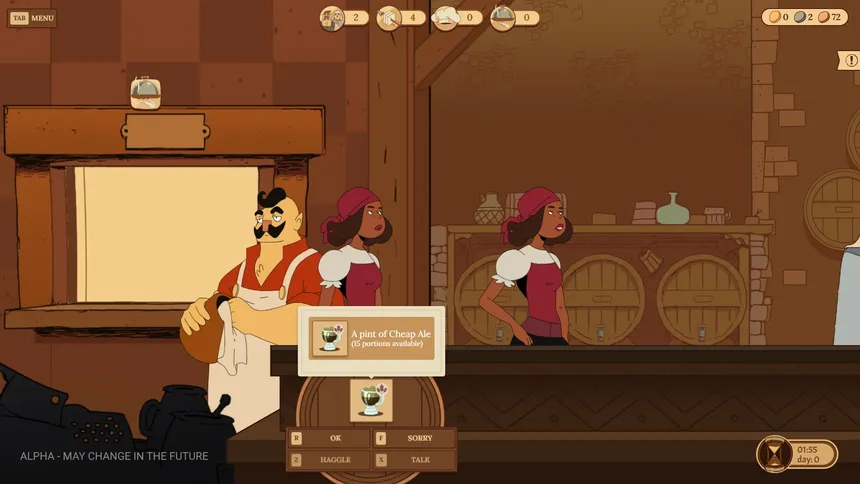 Скриншот 6 к игре Tavern Ventures: Guilds & Tales