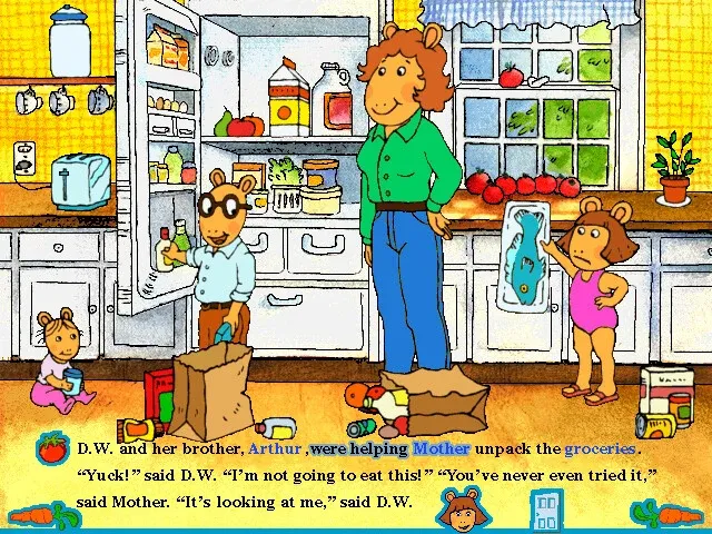 Скриншот 1 к игре D.W. The Picky Eater