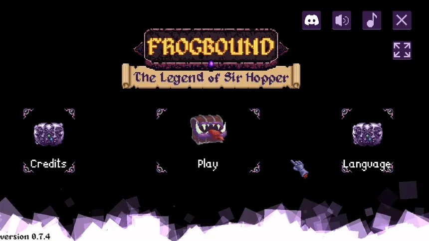 Скриншот 1 к игре Frogbound: the Legend of Sir Hopper