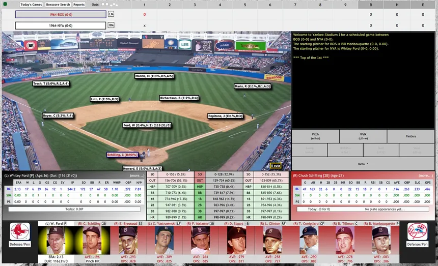 Скриншот 1 к игре Digital Diamond Baseball V12