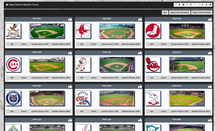 Скриншот 3 к игре Digital Diamond Baseball V12
