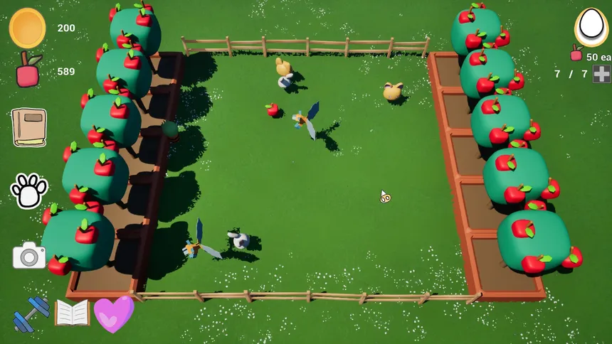 Скриншот 1 к игре Wandering Pet Garden