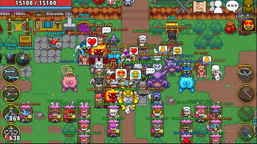 Скриншот 1 к игре World of Solaria 2D MMORPG