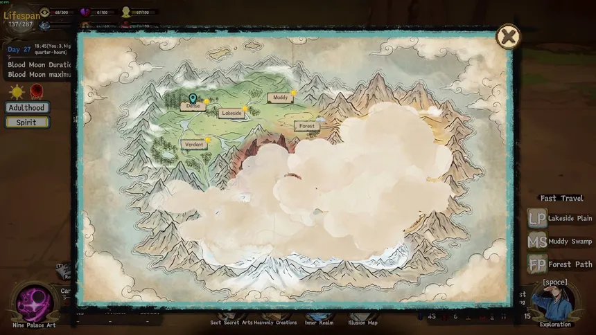 Скриншот 8 к игре 卡牌修真：九宫幻境录 Cultivation Realm: Card Survival