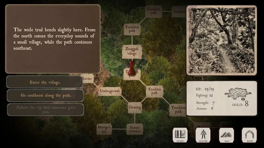 Скриншот 1 к игре Bloodwood Dungeon