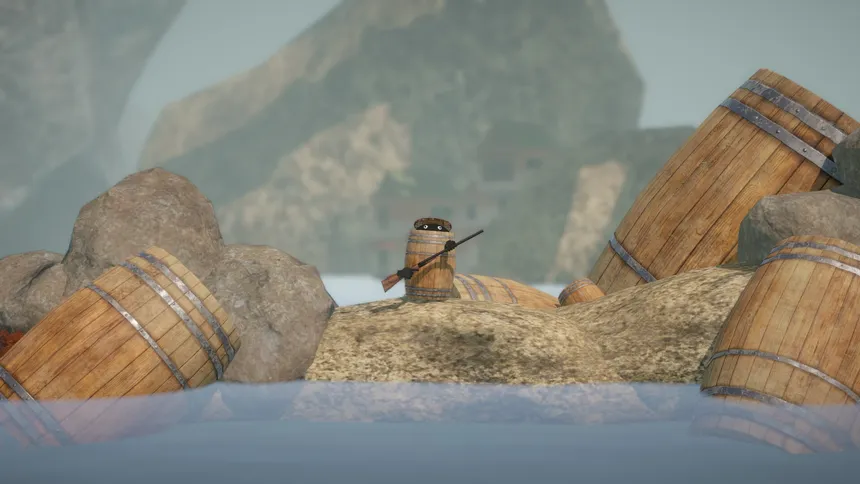 Скриншот 1 к игре Climbing In Barrel With Double-Barrel