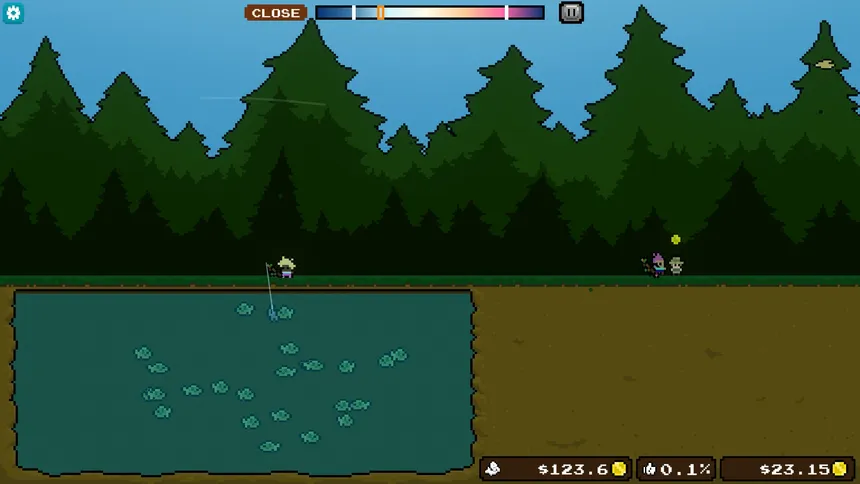 Скриншот 1 к игре Pocket Idler: Fishing Pond