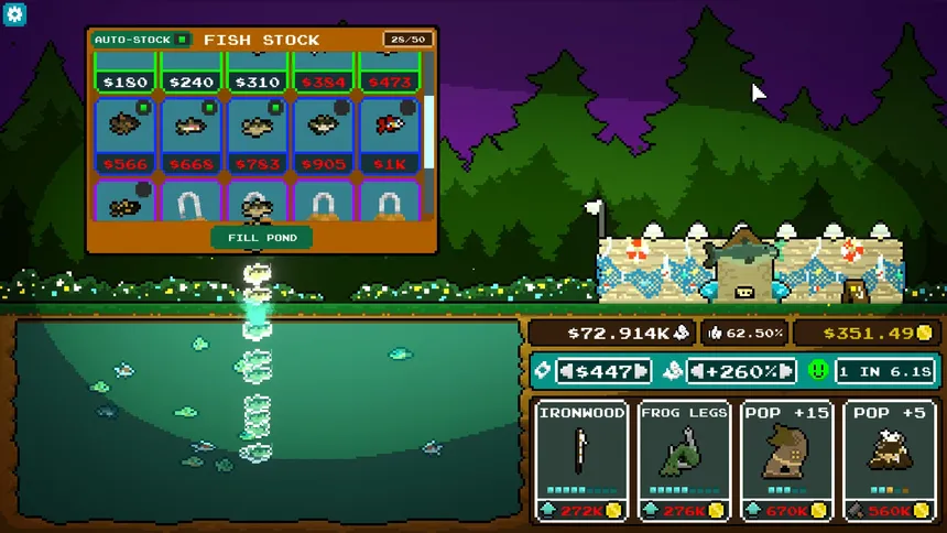 Скриншот 5 к игре Pocket Idler: Fishing Pond